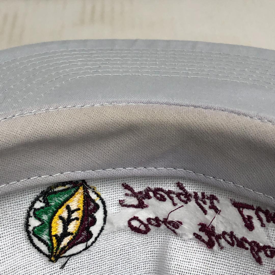 【US古着】キャップ　トラッカーキャップ　Oak Harbor Freight 刺繍ロゴ　企業物　企業ロゴ　ビンテージキャップ　グレー　灰色_画像10