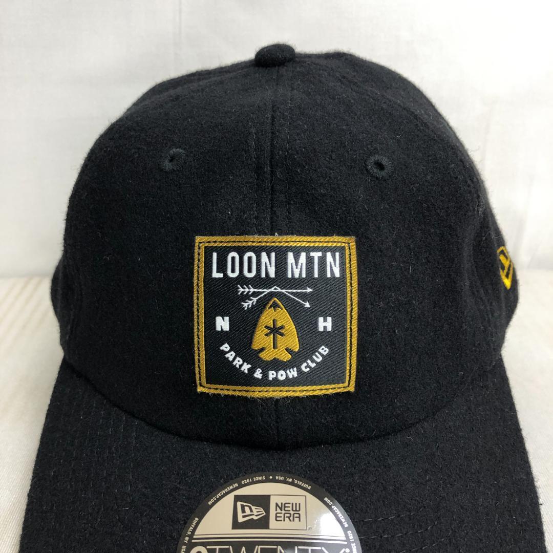 【US古着】キャップ 6パネルキャップ NewEra LOON MTN ブラック 黒 ニューエラ ビンテージキャップ_画像2