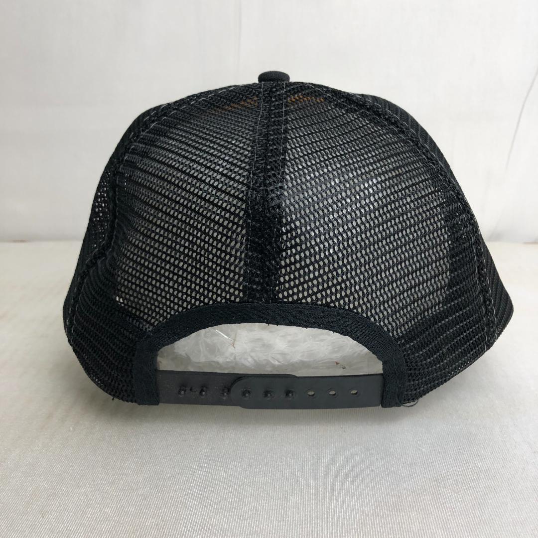 【US古着】キャップ メッシュキャップ トラッカーキャップ MUNICIPAL ブラック 黒 ホワイト 白 ビンテージキャップ_画像5