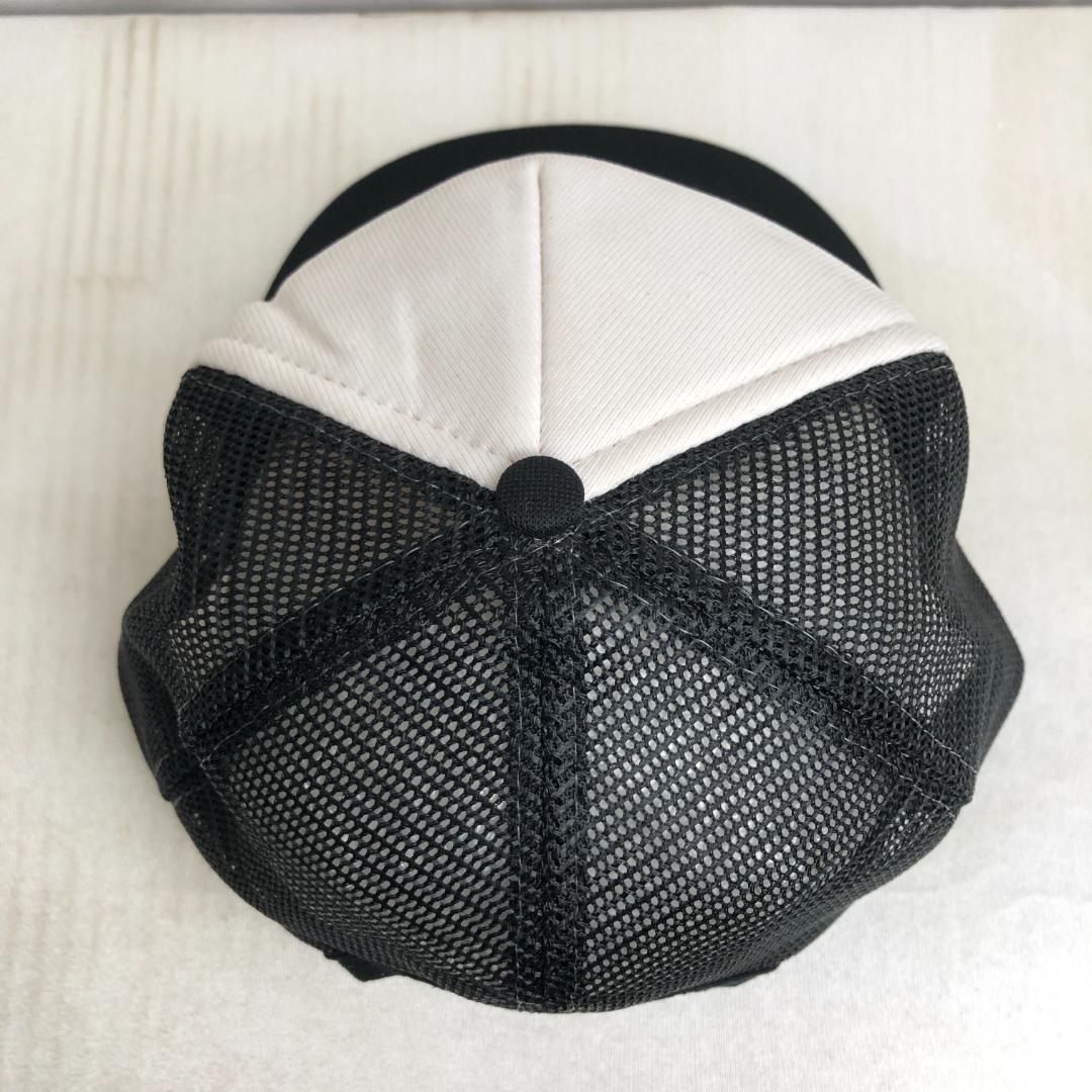 【US古着】キャップ メッシュキャップ トラッカーキャップ MUNICIPAL ブラック 黒 ホワイト 白 ビンテージキャップ_画像6