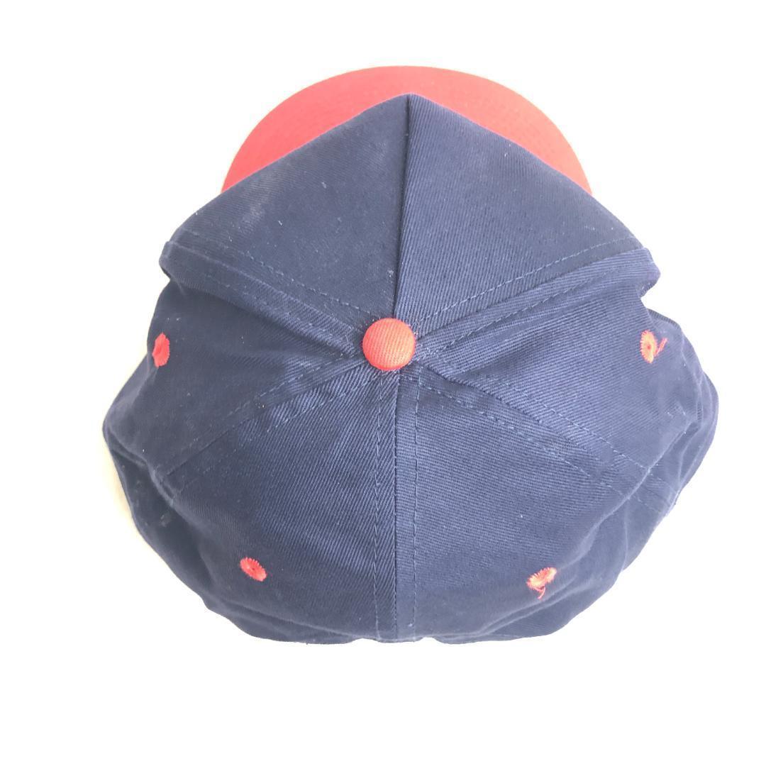 【アメリカ古着】キャップ　トラッカーキャップ　刺ロゴ　Blue Ribbon　レッド　赤　ツートンカラーキャップ_画像6