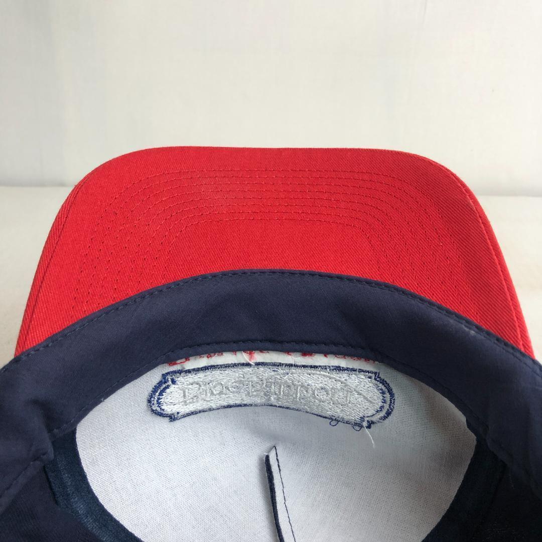 【アメリカ古着】キャップ　トラッカーキャップ　刺ロゴ　Blue Ribbon　レッド　赤　ツートンカラーキャップ_画像8