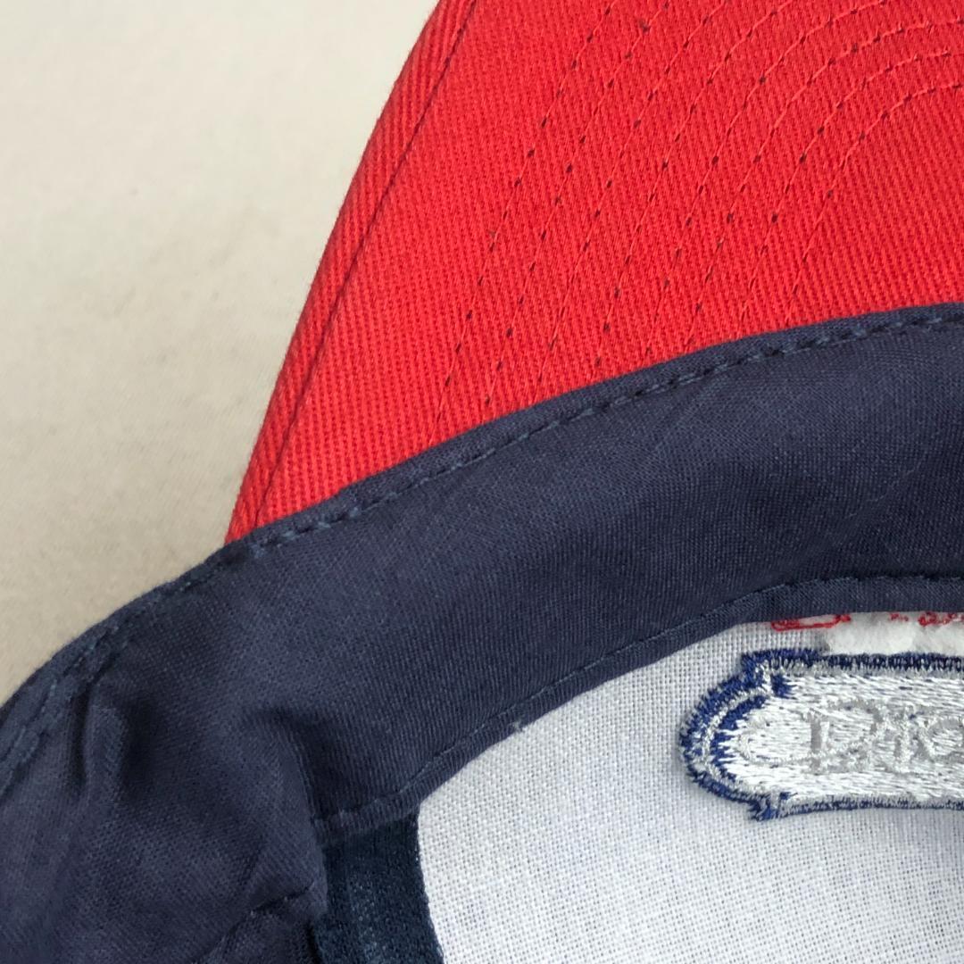 【アメリカ古着】キャップ　トラッカーキャップ　刺ロゴ　Blue Ribbon　レッド　赤　ツートンカラーキャップ_画像9