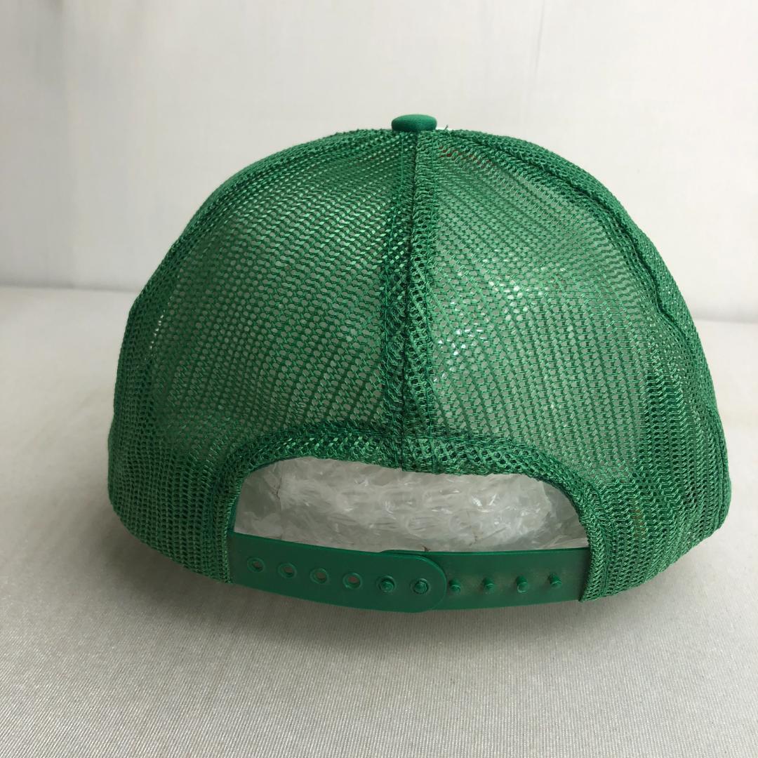 【US古着】キャップ　メッシュキャップ　トラッカーキャップ　Old Fart　グリーン 緑　ホワイト　白　ツートンカラーキャップ_画像5