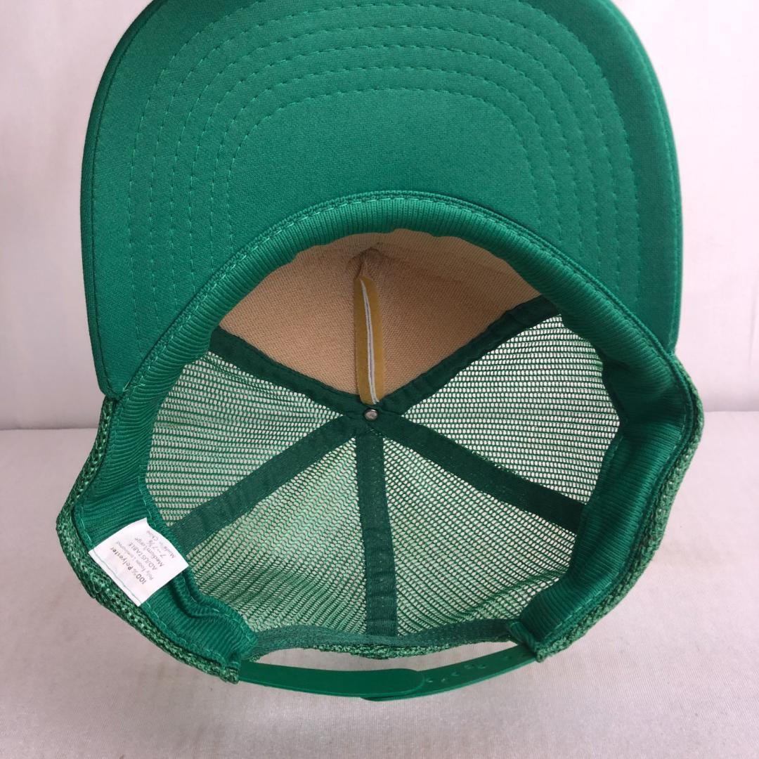 【US古着】キャップ　メッシュキャップ　トラッカーキャップ　Old Fart　グリーン 緑　ホワイト　白　ツートンカラーキャップ_画像7