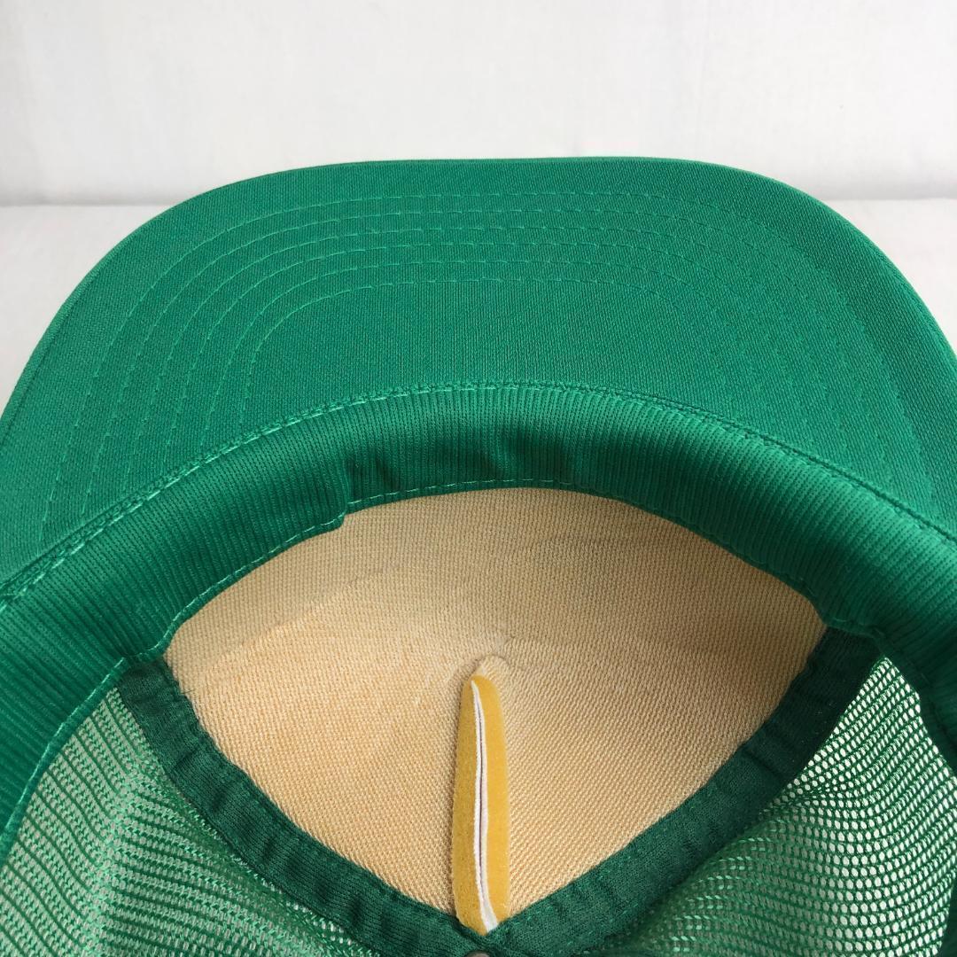 【US古着】キャップ　メッシュキャップ　トラッカーキャップ　Old Fart　グリーン 緑　ホワイト　白　ツートンカラーキャップ_画像8