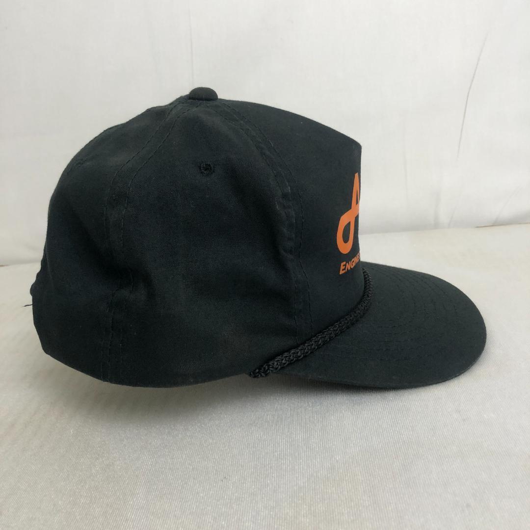 【US古着】キャップ　トラッカーキャップ　Ariens ENGINEERED ブラック　黒　オレンジ　橙色　ビンテージキャップ_画像4