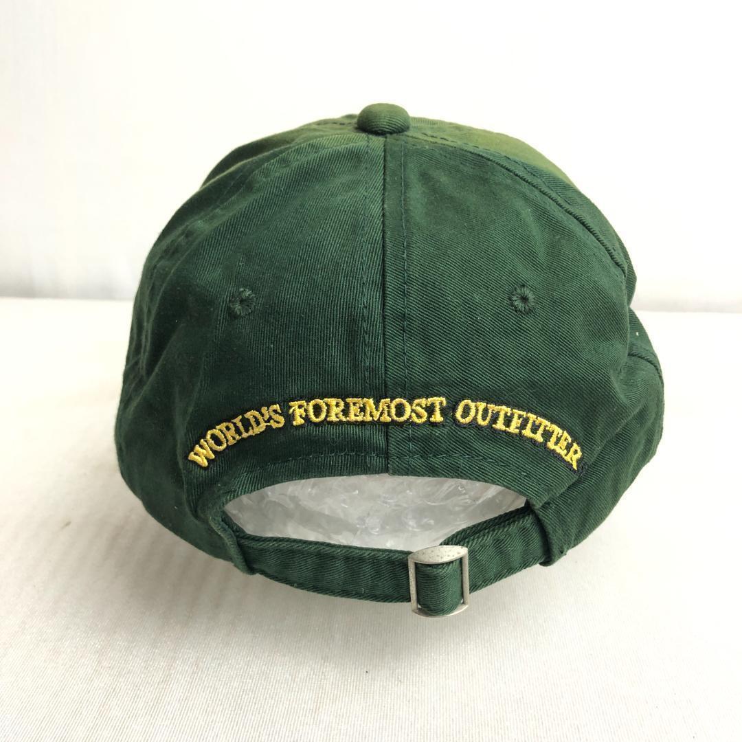 【US古着】キャップ　6パネルキャップ　刺ロゴ　Cabela's カベラズ アウトドア　ビンテージキャップ　グリーン　緑　深緑_画像5
