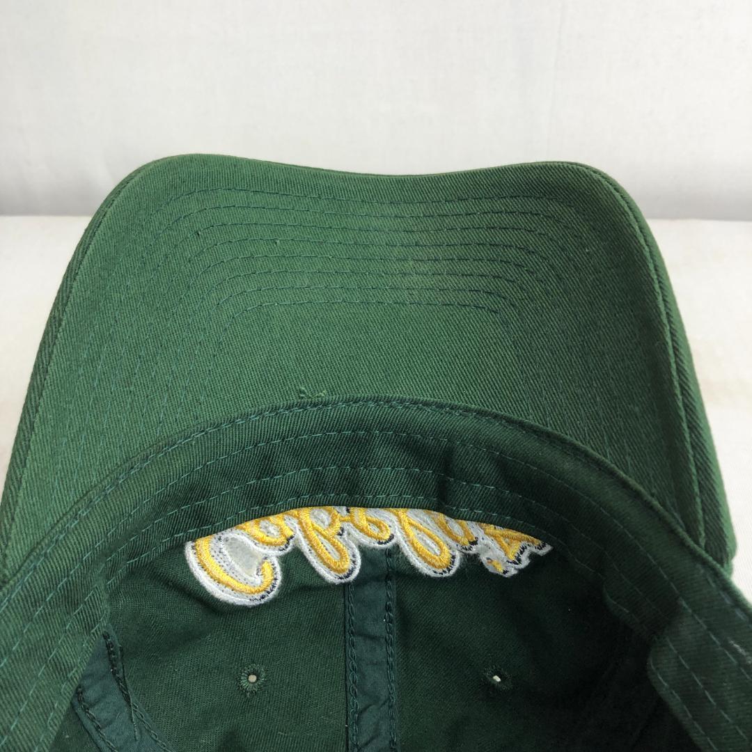 【US古着】キャップ　6パネルキャップ　刺ロゴ　Cabela's カベラズ アウトドア　ビンテージキャップ　グリーン　緑　深緑_画像8