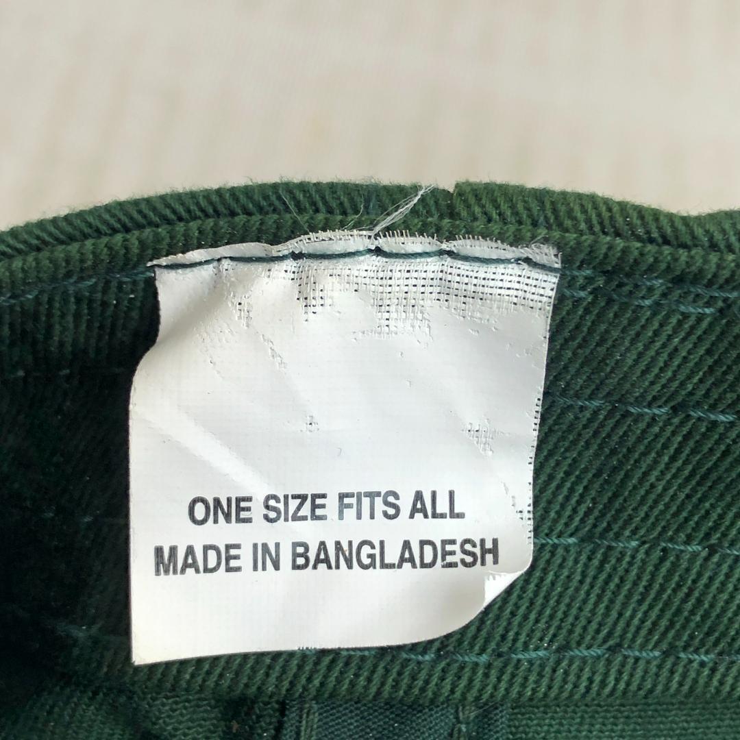 【US古着】キャップ　6パネルキャップ　刺ロゴ　Cabela's カベラズ アウトドア　ビンテージキャップ　グリーン　緑　深緑_画像10