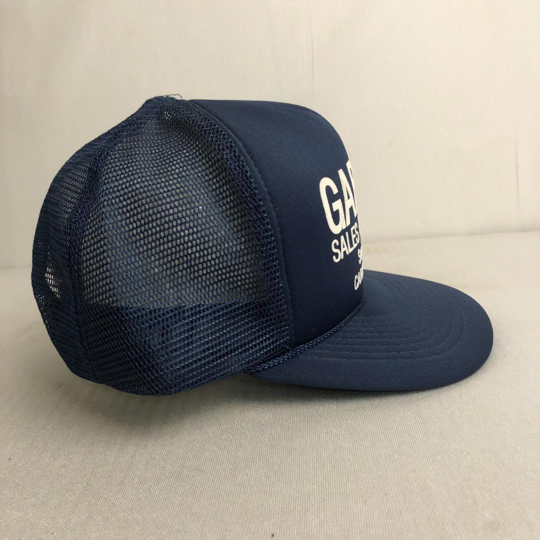 【訳あり品】US古着 キャップ メッシュキャップ トラッカーキャップ GARY'S ネイビー 紺 ホワイト 白 企業ロゴ_画像4