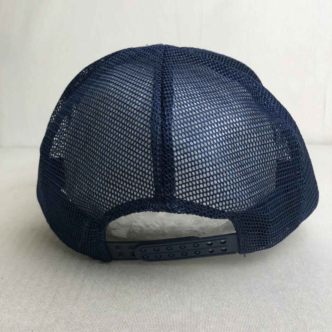 【訳あり品】US古着 キャップ メッシュキャップ トラッカーキャップ GARY'S ネイビー 紺 ホワイト 白 企業ロゴ_画像5