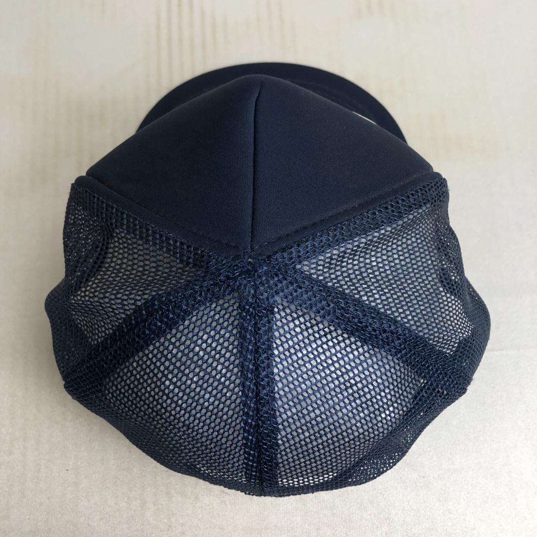 【訳あり品】US古着 キャップ メッシュキャップ トラッカーキャップ GARY'S ネイビー 紺 ホワイト 白 企業ロゴ_画像6