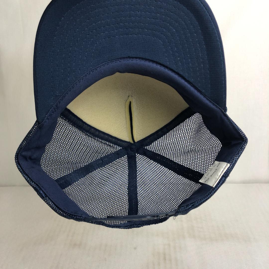 【訳あり品】US古着 キャップ メッシュキャップ トラッカーキャップ GARY'S ネイビー 紺 ホワイト 白 企業ロゴ_画像8