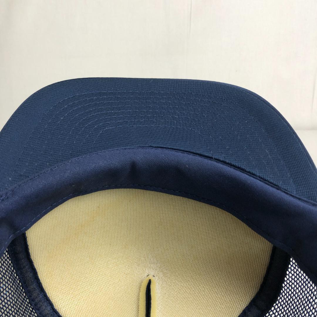 【訳あり品】US古着 キャップ メッシュキャップ トラッカーキャップ GARY'S ネイビー 紺 ホワイト 白 企業ロゴ_画像10