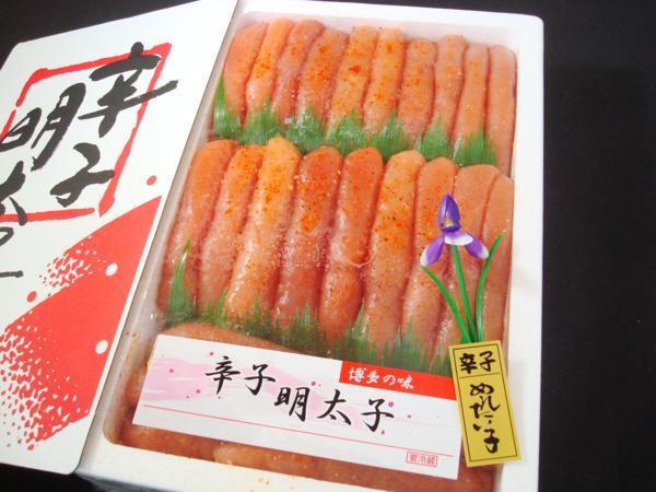 築地丸中　最上級ランク！博多ふくいち辛子明太子1本物（大）うす色２ｋｇ！お祝い お歳暮 贈り物 ご贈答 ギフト お中元 お年賀 お盆_画像3