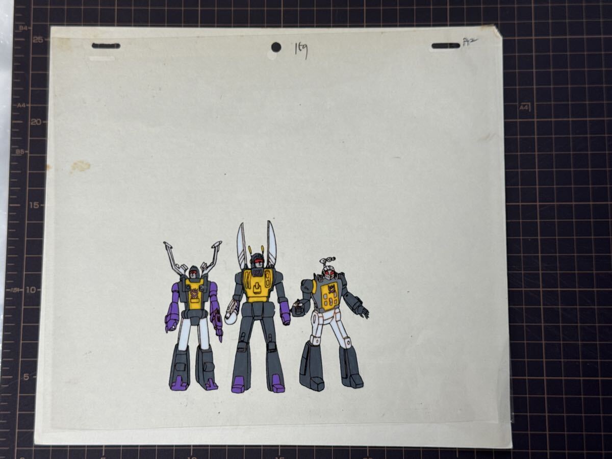 セル畫 當(dāng)時物 インセクトロン Insecticons 戦え!超ロボット生命體トランスフォーマー シャープネル Shrapnel ボンブシェル キックバック