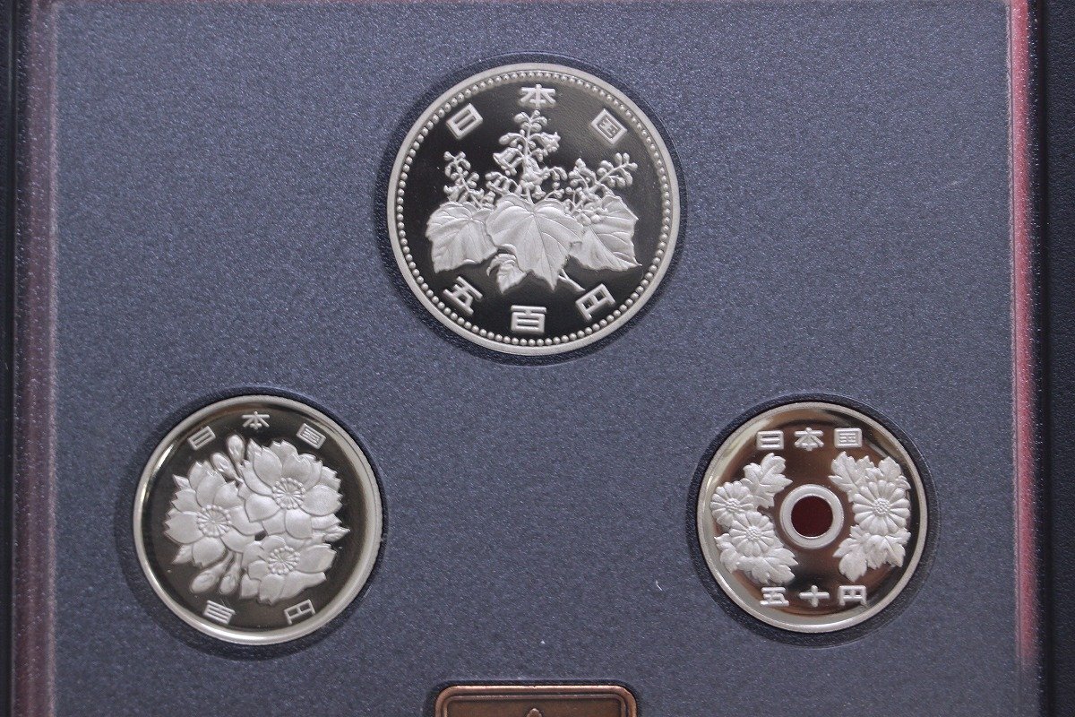 未使用保管品 プルーフ 貨幣 セット 1989年 平成元年 額面666円 年銘板 大蔵省 造幣局 10-L012Y/1/60P_画像3