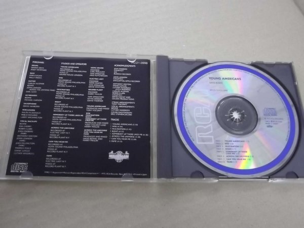 【レアCD】David Bowieデヴィッド・ボウイデビッド・ボウイー/ヤング・アメリカン 盤面良好 初版 税表記無 ￥３８００ RPCD-12_画像4
