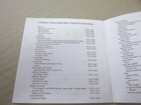 【レアCD】David Bowieデヴィッド・ボウイデビッド・ボウイー/ヤング・アメリカン 盤面良好 初版 税表記無 ￥３８００ RPCD-12_画像8