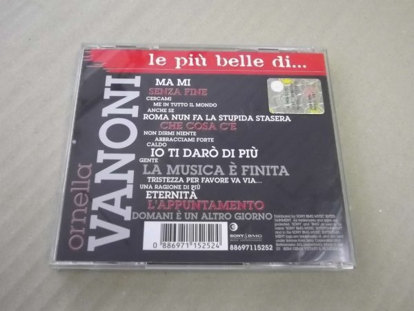 【輸入盤CD】Ornella Vanoniオルネラ・ヴァノーニ/le piu belle di... Italyイタリア_画像2
