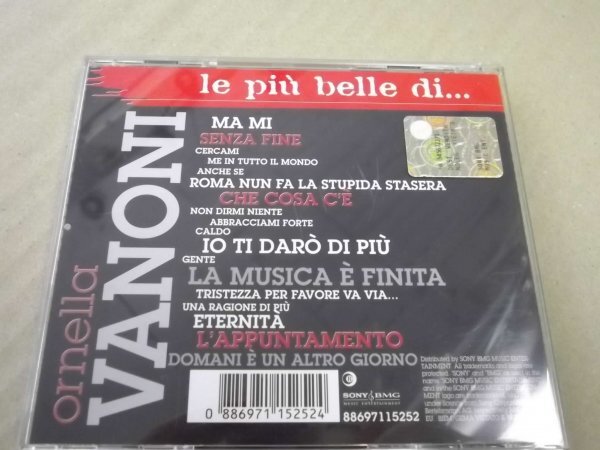 【輸入盤CD】Ornella Vanoniオルネラ・ヴァノーニ/le piu belle di... Italyイタリア_画像3