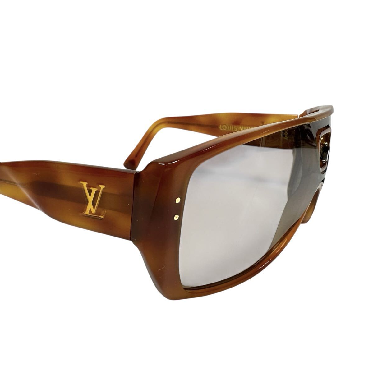 超希少◇Louis Vuitton ルイヴィトン BINDI 2006年 ビンディ カラーストーン 1P アイウェア サングラス メガネ ユニセックス_画像4