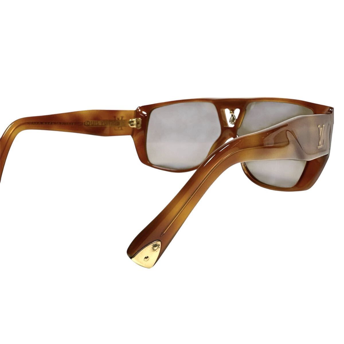 超希少◇Louis Vuitton ルイヴィトン BINDI 2006年 ビンディ カラーストーン 1P アイウェア サングラス メガネ ユニセックス_画像6