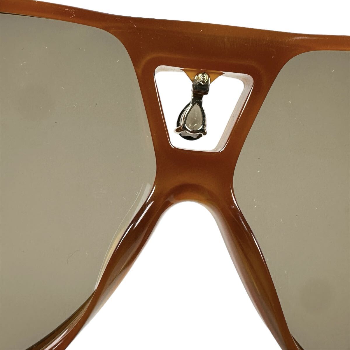 超希少◇Louis Vuitton ルイヴィトン BINDI 2006年 ビンディ カラーストーン 1P アイウェア サングラス メガネ ユニセックス_画像8