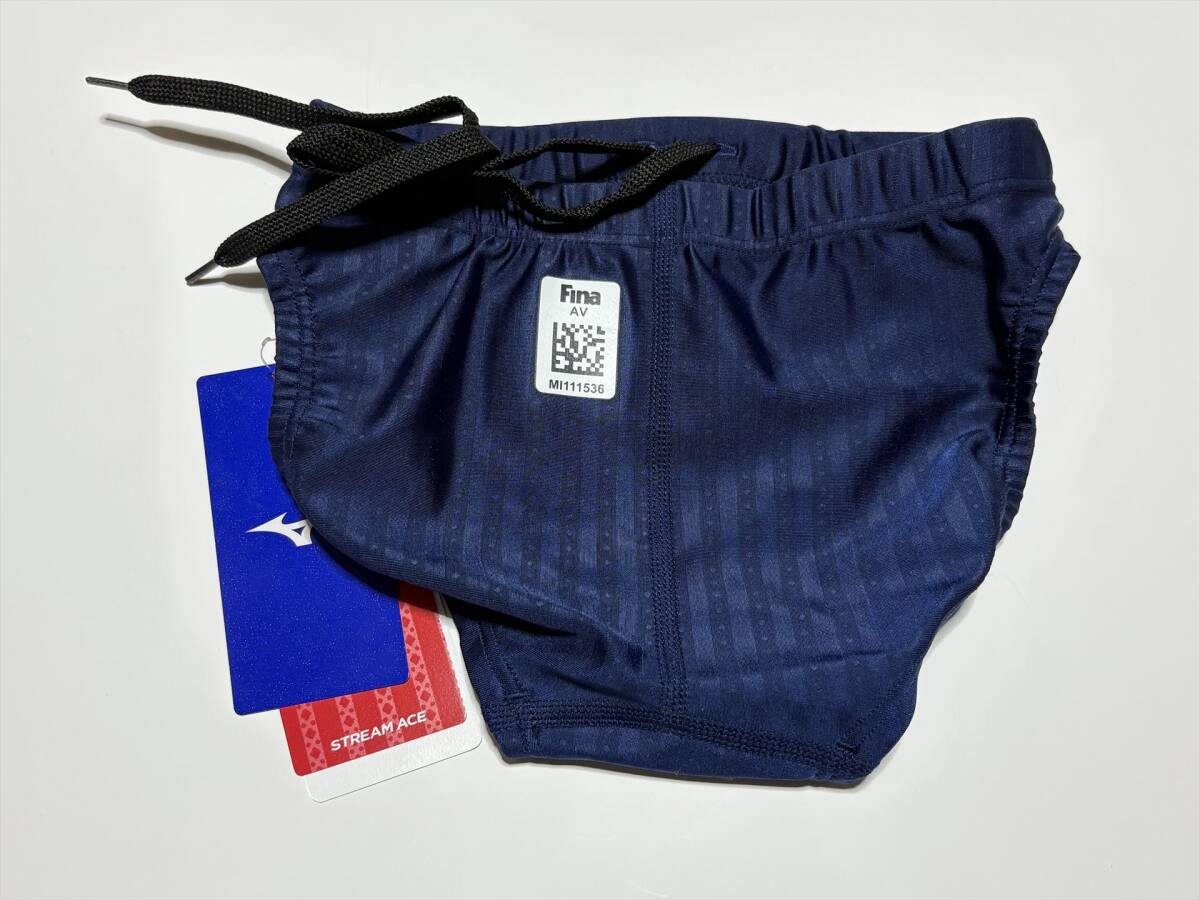 mizuno 競泳水着 サイズ:XS 色:ネイビー_画像2