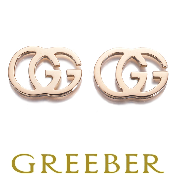 グッチ ピアス GGランニング K18PG BLJ_画像1