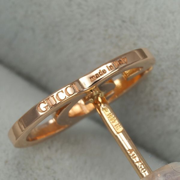 グッチ ピアス GGランニング K18PG BLJ_画像4