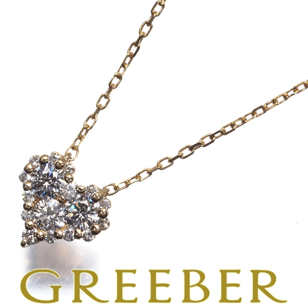  Vendome колье diamond бриллиант 0.30ct Heart K18YG BLJ/GENJ большое снижение цены товар 