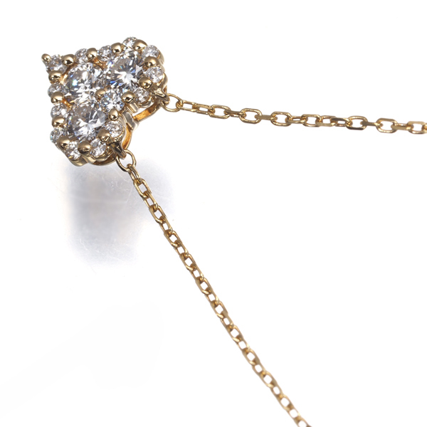  Vendome колье diamond бриллиант 0.30ct Heart K18YG BLJ/GENJ большое снижение цены товар 