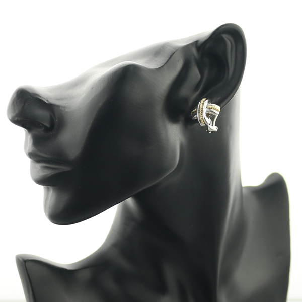 ティファニー イヤリング シグネチャー シルバー 925/K18YG BLJ 大幅値下げ品_画像5