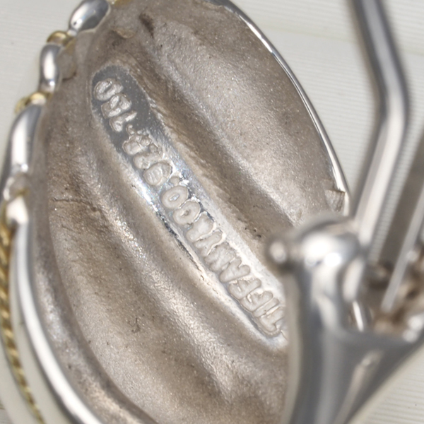 ティファニー イヤリング ツイスト シルバー 925/K18YG BLJ 大幅値下げ品_画像4