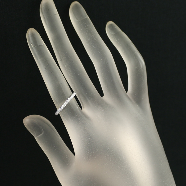 ティファニー リング ダイヤ ダイヤモンド ソレスト ハーフエタニティ 12号 Pt950 指輪 BLJ_画像5