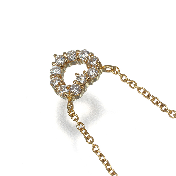  Vendome колье diamond бриллиант 0.14ct Heart K18YG BLJ/GENJ