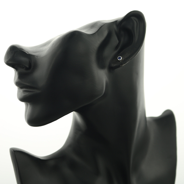 ティファニー ピアス サファイア カラーバイザヤード 片耳 Pt950 BLJ_画像5