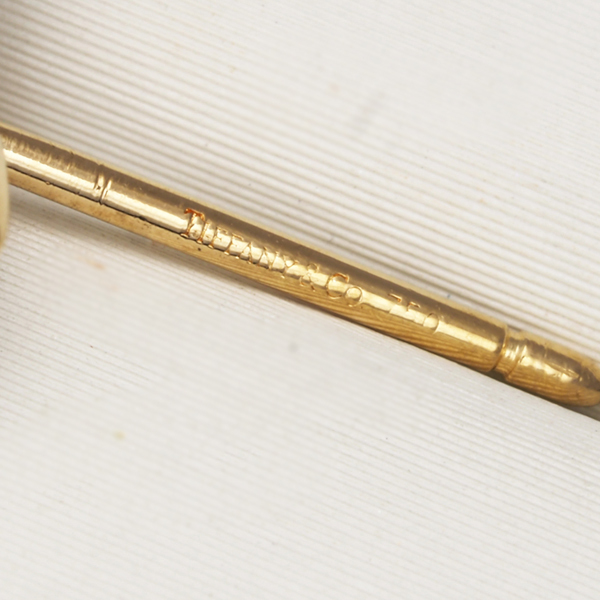 ティファニー ピアス グラフィティX キス K18YG BLJ_画像4