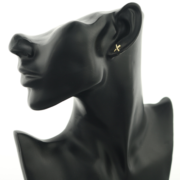 ティファニー ピアス グラフィティX キス K18YG BLJ_画像5