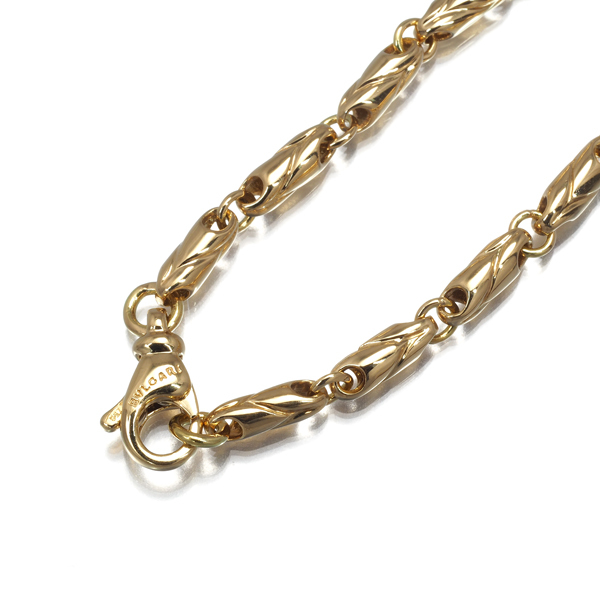 ブルガリ チェーンネックレス パッソドッピオ 40cm K18YG BLJ_画像3