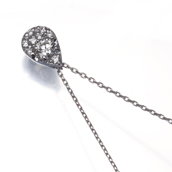  Vendome колье diamond бриллиант 0.10ct Teardrop K18WG BLJ/GENJ
