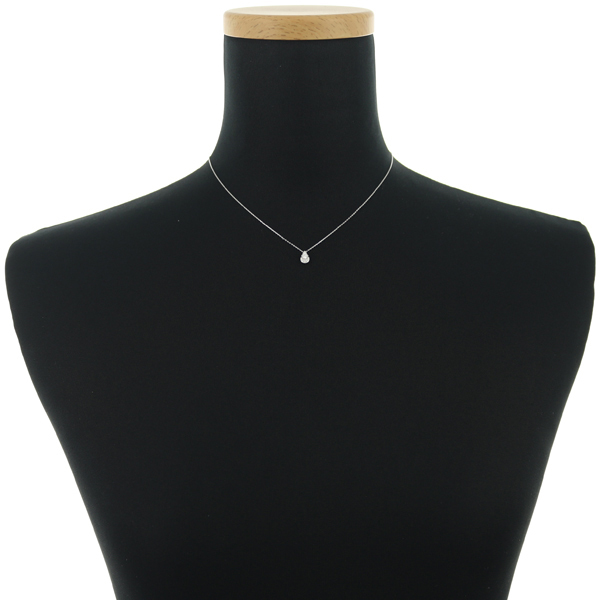 Vendome колье diamond бриллиант 0.10ct Teardrop K18WG BLJ/GENJ