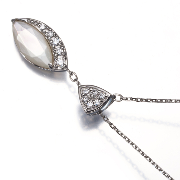  Vendome колье diamond бриллиант ракушка Y Drop Pt950/Pt850 BLJ/GENJ