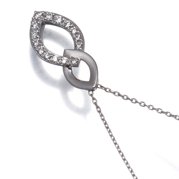  Vendome колье diamond бриллиант 0.15ct K18WG BLJ/GENJ