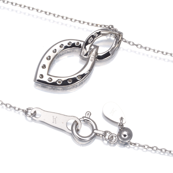  Vendome колье diamond бриллиант 0.15ct K18WG BLJ/GENJ