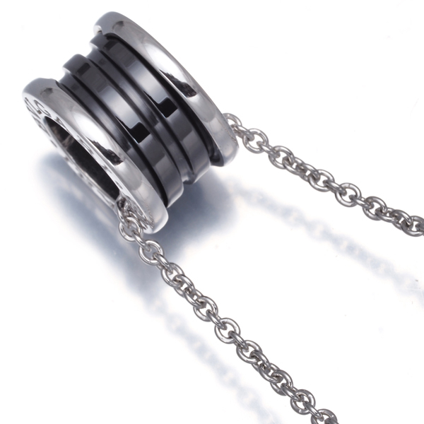 ブルガリ ネックレス セーブザチルドレン ビーゼロワン B-ZERO1 シルバー 925/セラミック 保証書BLJ_画像2