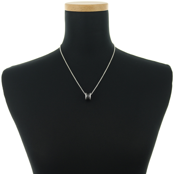 ブルガリ ネックレス セーブザチルドレン ビーゼロワン B-ZERO1 シルバー 925/セラミック 保証書BLJ_画像4