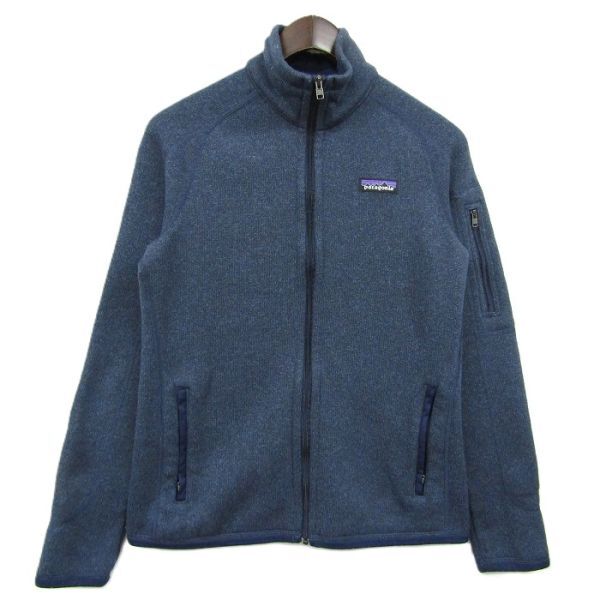 サイズ S Patagonia ベター セータージャケット フルジップ ネイビー パタゴニア レディース 古着 ビンテージ 5O3105_画像1